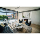 EcoSmart Fire Flex 18SS 22" Black Single Sided Ethanol Fireplace Insert with Clean-Burning Stainless Steel Burner by Mad Design Group