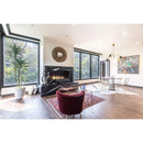 EcoSmart Fire Flex 18SS 22" Black Single Sided Ethanol Fireplace Insert with Clean-Burning Stainless Steel Burner by Mad Design Group