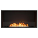 EcoSmart Fire Flex 42SS 49" Black Single Sided Ethanol Fireplace Insert with Clean-Burning Stainless Steel Burner by Mad Design Group