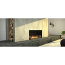 EcoSmart Fire Flex 50SS 57" Black Single Sided Ethanol Fireplace Insert with Clean-Burning Stainless Steel Burner by Mad Design Group
