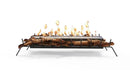EcoSmart Fire Heritage 49" Ethanol Fireplace Insert with Black Burner and Iron Grate by Mad Design