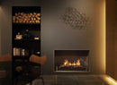 EcoSmart Fire Heritage 49" Ethanol Fireplace Insert with Black Burner and Iron Grate by Mad Design