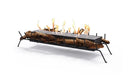 EcoSmart Fire Heritage 49" Ethanol Fireplace Insert with Black Burner and Iron Grate by Mad Design