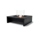 EcoSmart Fire Mojito 40" Graphite Freestanding Fire Table with Gas LP/NG Burner and Waterfall Edge by Mad Design Group
