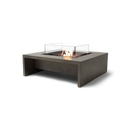 EcoSmart Fire Mojito 40" Natural Freestanding Fire Table with Gas LP/NG Burner and Waterfall Edge Design by Mad Design Group