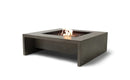 EcoSmart Fire Mojito 40" Natural Freestanding Fire Table with Gas LP/NG Burner and Waterfall Edge Design by Mad Design Group