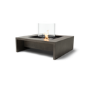 EcoSmart Fire Mojito 40" Natural Freestanding Outdoor Fire Table with Stainless Steel Burner and Waterfall Edge Design by MAD Design Group