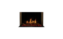 EcoSmart Fire Motion 30" Black Bay Electric Fireplace with Motion Picture Flame Technology by MAD Design Group