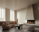 EcoSmart Fire Motion 52" Black Left Corner Electric Fireplace with Motion Picture Flame Technology by MAD Design Group