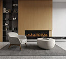 EcoSmart Fire Motion 52" Black Right Corner Electric Fireplace with Motion Picture Flame Technology by MAD Design Group