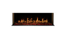 EcoSmart Fire Motion 60" Black Left Corner Electric Fireplace with Motion Picture Flame Technology by MAD Design Group