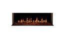 EcoSmart Fire Motion 60" Black Single Sided Electric Fireplace with Motion Picture Flame Technology by MAD Design Group