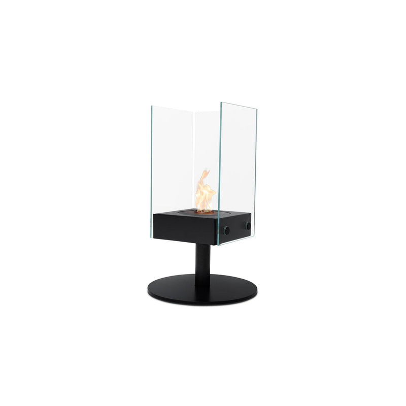 EcoSmart Fire Orbit 38" Black Freestanding Designer Fireplace with AB3 Ethanol Burner by MAD Design Group