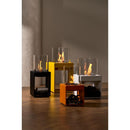 EcoSmart Fire POP 3L 27" White Freestanding Retro-Style Fireplace with Black Burner by MAD Design Group