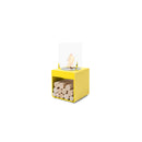 EcoSmart Fire POP 3L 27" Yellow Retro-Style Freestanding Fireplace with Stainless Steel Burner by MAD Design Group