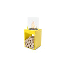 EcoSmart Fire POP 3T 33" Yellow Freestanding Retro-Style Fireplace with Black Burner by MAD Design Group