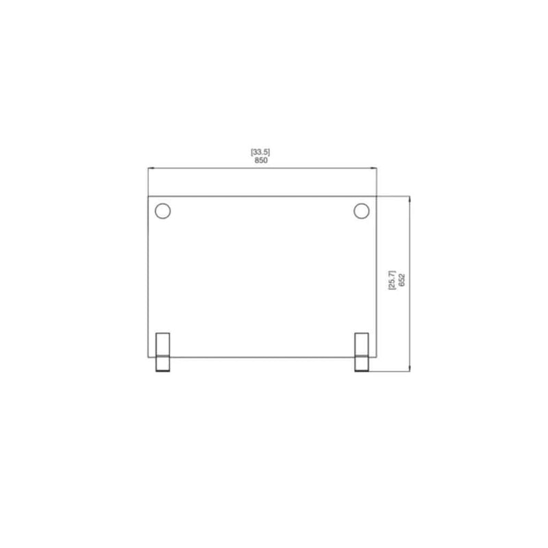 EcoSmart Fire Plasma Stainless Steel Fire Screen for Indoor & Outdoor Use by MAD Design Group