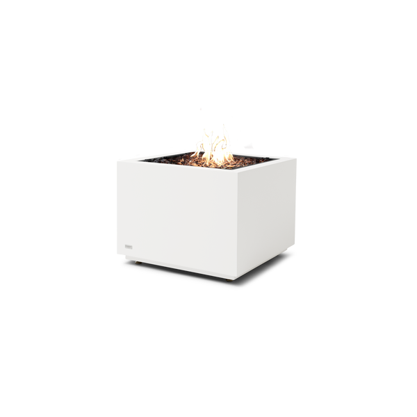 EcoSmart Fire Sidecar Bone 24" Freestanding Indoor Fire Table with Gas LP/NG Burner by Mad Design Group