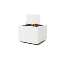 EcoSmart Fire Sidecar 24" Bone Indoor Fire Table with Weather-Resistant Concrete Design by MAD Design Group