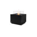 EcoSmart Fire Sidecar 24" Graphite Freestanding Indoor Fire Table with Stainless Steel Burner and Geometric Base by MAD Design Group