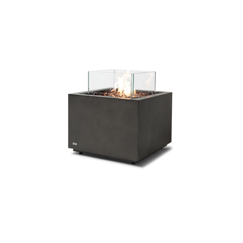 EcoSmart Fire Sidecar 24" Natural Weather-Resistant Freestanding Fire Table with Gas LP/NG Burner by Mad Design Group