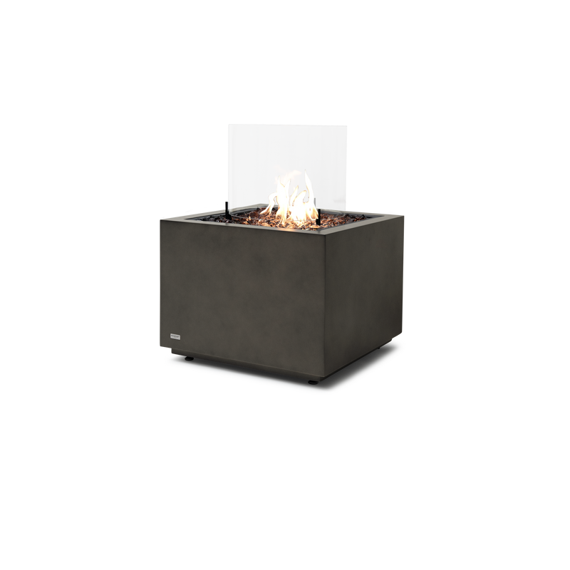 EcoSmart Fire Sidecar 24" Natural Weather-Resistant Freestanding Fire Table with Gas LP/NG Burner by Mad Design Group