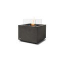 EcoSmart Fire Sidecar 24" Natural Freestanding Indoor Fire Table with Black Burner and Modern Geometric Base by MAD Design Group