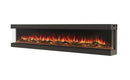 EcoSmart Fire Switch 120" Black Bay Electric Fireplace with Switch FX Technology by MAD Design Group