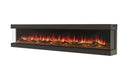 EcoSmart Fire Switch 120" Black Left Corner Electric Fireplace with Switch FX Technology by MAD Design Group