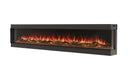 EcoSmart Fire Switch 120" Black Right Corner Electric Fireplace with Switch FX Technology by MAD Design Group