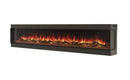 EcoSmart Fire Switch 120" Black Single-Sided Electric Fireplace with Switch FX Technology by MAD Design Group