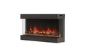 EcoSmart Fire Switch 44" Black Bay Electric Fireplace with Switch FX Technology by MAD Design Group
