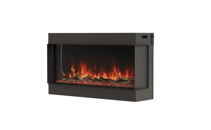 EcoSmart Fire Switch 44" Black Single-Sided Electric Fireplace with Switch FX Technology by MAD Design Group
