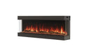 EcoSmart Fire Switch 68" Black Bay Electric Fireplace with Switch FX Technology by MAD Design Group