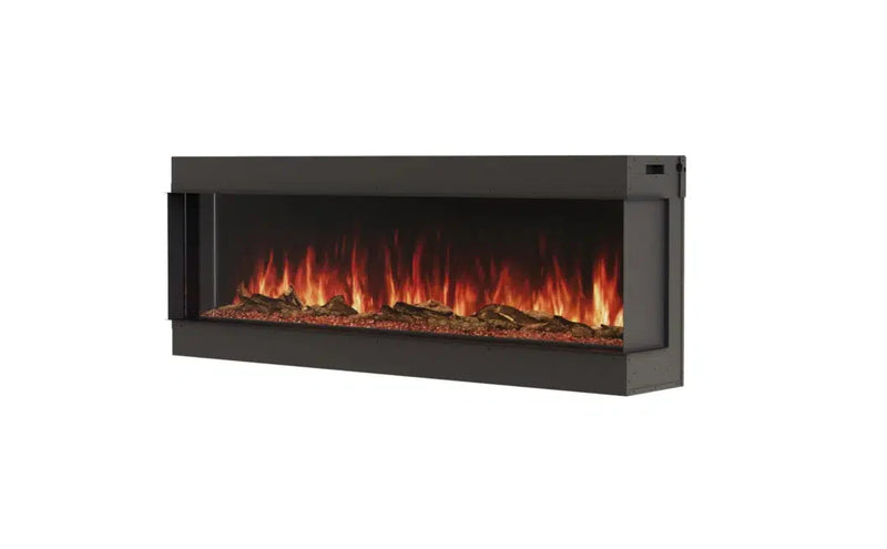 EcoSmart Fire Switch 68" Black Single Sided Electric Fireplace with Switch FX Technology by MAD Design Group