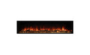 EcoSmart Fire Switch 68" Black Single Sided Electric Fireplace with Switch FX Technology by MAD Design Group
