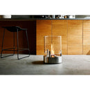 EcoSmart Fire T-Lite 3 18" Stainless Steel Freestanding Designer Fireplace with Hypnotic Dancing Flame by MAD Design Group