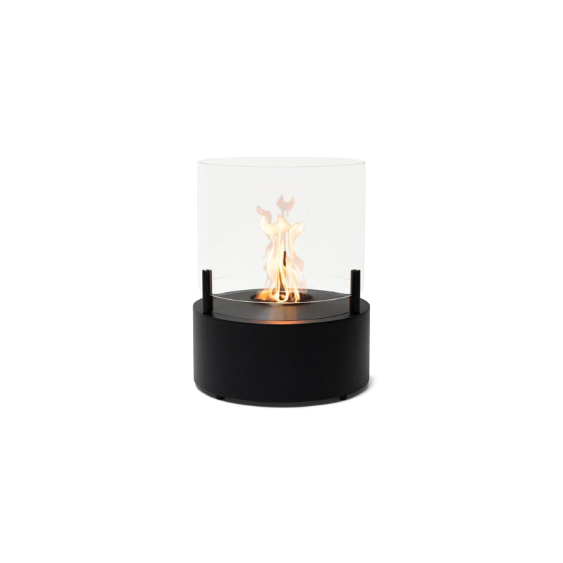 EcoSmart Fire T-Lite 8 21" Black Freestanding Designer Fireplace with Hypnotic Dancing Flame by MAD Design Group