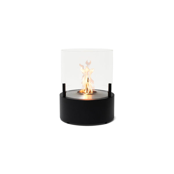 EcoSmart Fire T-Lite 8 21" Black Freestanding Fireplace with Hypnotic Dancing Flame by MAD Design Group