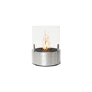 EcoSmart Fire T-Lite 8 21" Stainless Steel Freestanding Fireplace with Hypnotic Dancing Flame by MAD Design Group