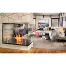 EcoSmart Fire Twin Feet Fixings for 8mm Glass Fire Screens by MAD Design Group