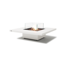 EcoSmart Fire Vertigo 40" Bone Freestanding Outdoor Fire Table with Gas LP/NG Burner – All-Weather Floating Design by MAD Design Group