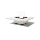 EcoSmart Fire Vertigo 40" Bone Freestanding Outdoor Fire Table with Gas LP/NG Burner – All-Weather Floating Design by MAD Design Group