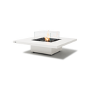 EcoSmart Fire Vertigo 40" Bone Freestanding Outdoor Fire Table with Black Burner – Weather-Resistant Floating Design by MAD Design Group