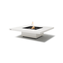 EcoSmart Fire Vertigo 40" Bone Freestanding Outdoor Fire Table with Black Burner – Weather-Resistant Floating Design by MAD Design Group