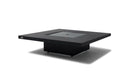 EcoSmart Fire Vertigo 40" Graphite Freestanding Outdoor Fire Table with Gas LP/NG Burner – Weather-Resistant Floating Design by MAD Design Group