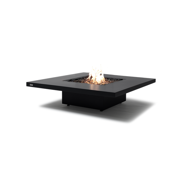 EcoSmart Fire Vertigo 40" Graphite Freestanding Outdoor Fire Table with Gas LP/NG Burner – Weather-Resistant Floating Design by MAD Design Group