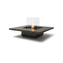 EcoSmart Fire Vertigo 40" Natural Freestanding Indoor Fire Table with Black Burner – All-Weather Fluid™ Concrete Build by MAD Design Group