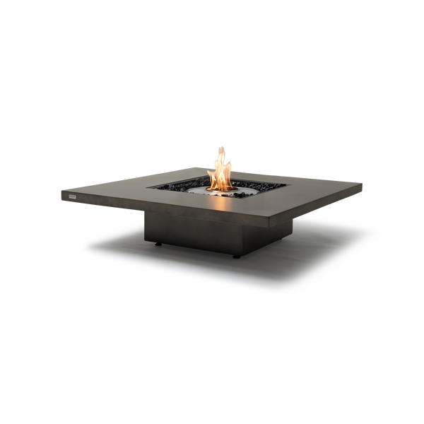 EcoSmart Fire Vertigo 40" Natural Freestanding Indoor Fire Table with Stainless Steel Burner – All-Weather Floating Design by MAD Design Group