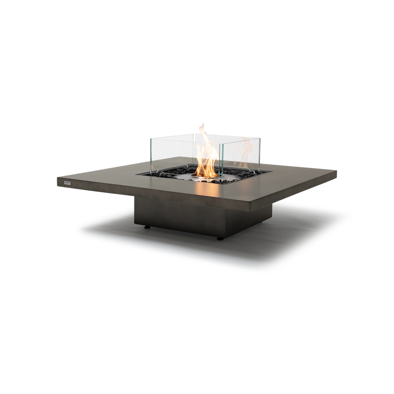 EcoSmart Fire Vertigo 40" Natural Freestanding Outdoor Fire Table with Stainless Steel Burner – Floating All-Weather Design by MAD Design Group